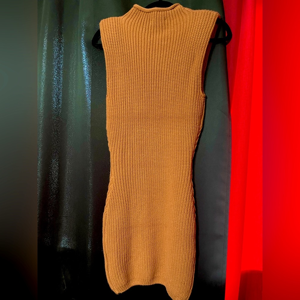 Rust/Brown Knit Fashion Nova Dress XS